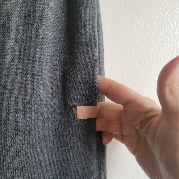 Lunya, Cozy Cotton Silk Relaxed Pant Wide Leg,Gray, Size Medium - Picture 8 of 14